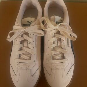 Puma Light Pink Lace-Up Sneakers
